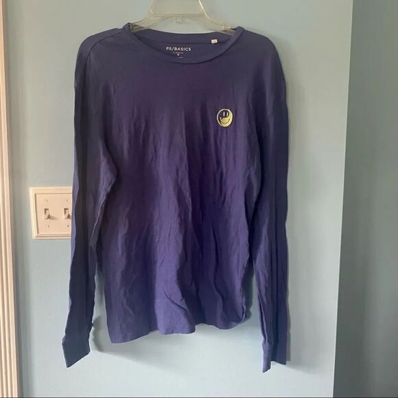 Pacsun Purple Smiley Long Sleeve - Picture 3 of 5